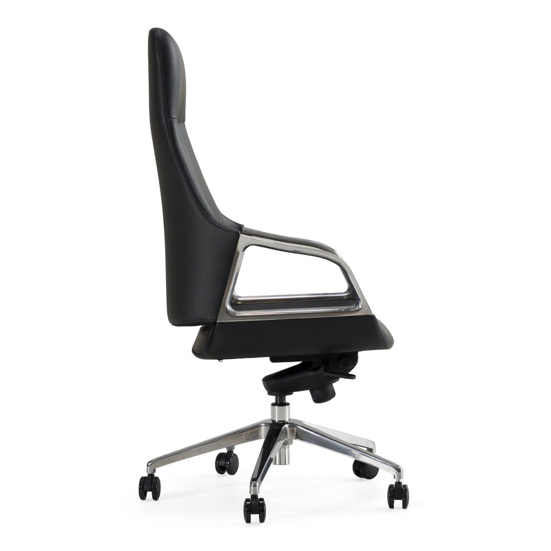 Merlo - Modern Black High Back Executive Office Chair — view 2