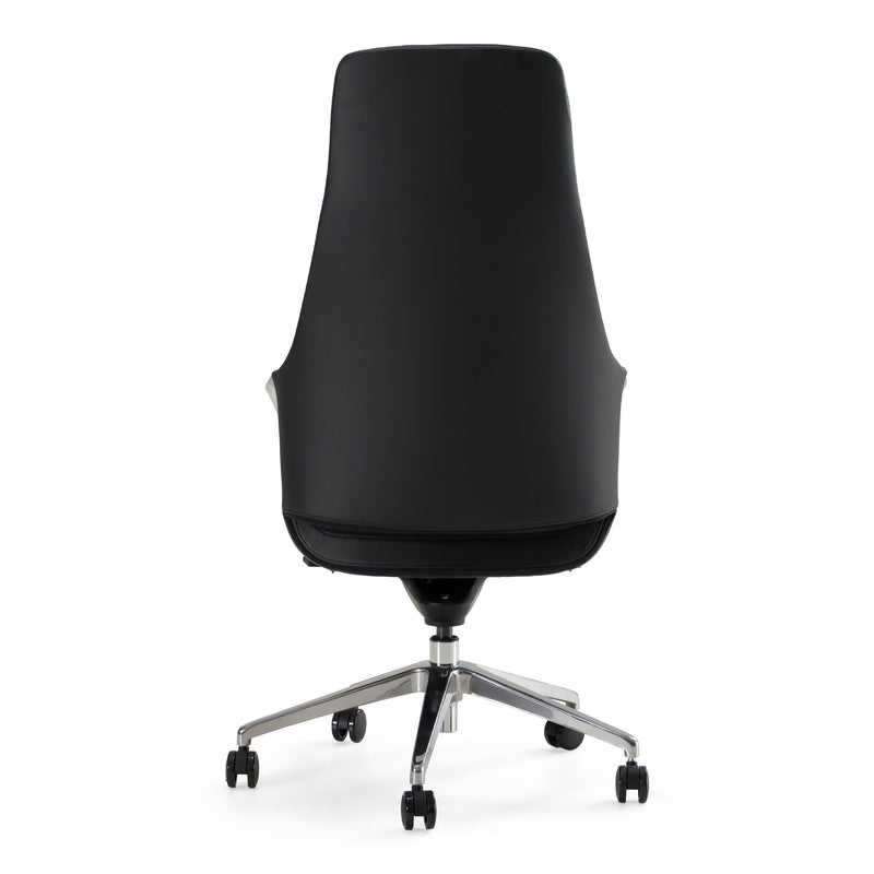 Merlo - Modern Black High Back Executive Office Chair — view 3