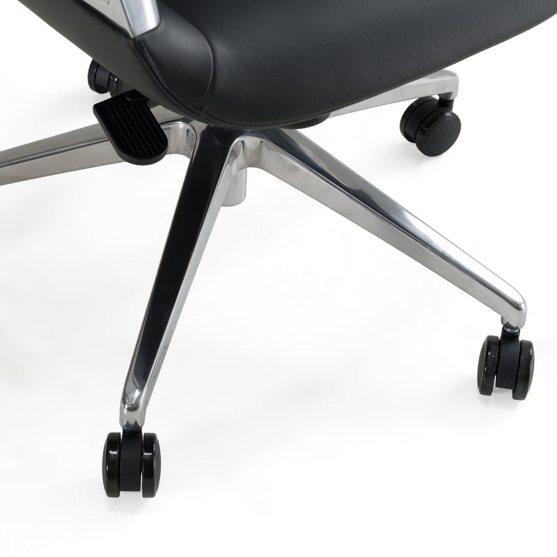 Merlo - Modern Black High Back Executive Office Chair — view 5