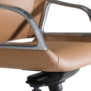 Merlo - Modern Brown High Back Executive Office Chair — view 4