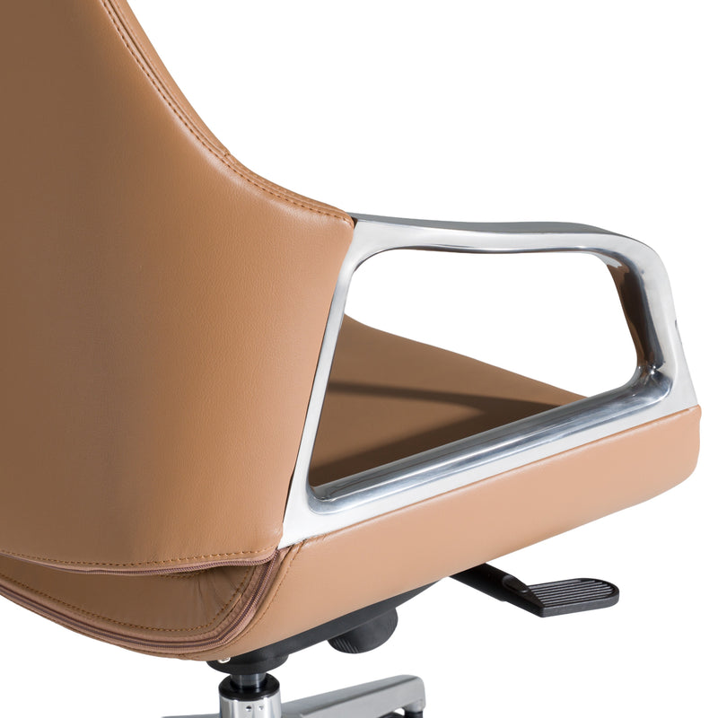 Merlo - Modern Brown High Back Executive Office Chair — view 5