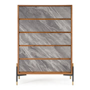 Metcalf - Mid-Century Walnut & Grey Chest