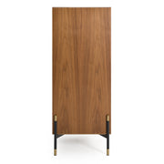 Metcalf - Mid-Century Walnut & Grey Chest — view 3