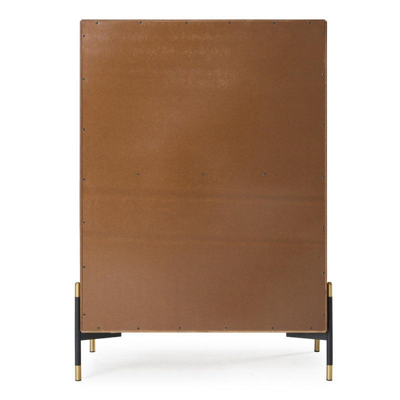 Metcalf - Mid-Century Walnut & Grey Chest — view 4