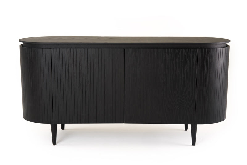 Miami - Modern Black Oak Buffet — view 2