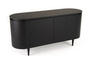 Miami - Modern Black Oak Buffet — view 3