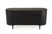 Miami - Modern Black Oak Buffet — view 4