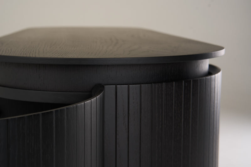 Miami - Modern Black Oak Buffet — view 5