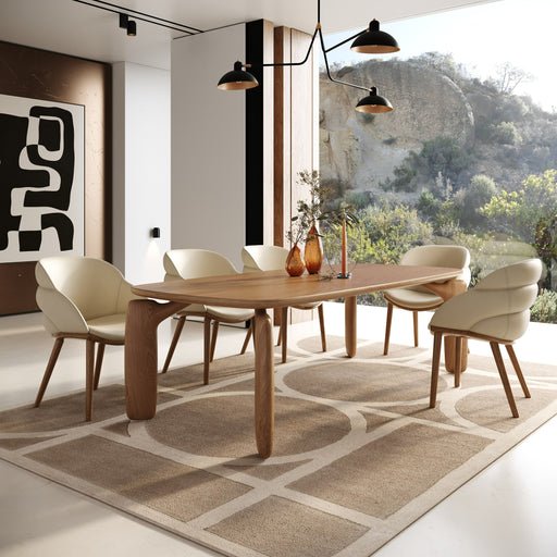 Michael - Mid-Century Modern Walnut Dining Table — view 2