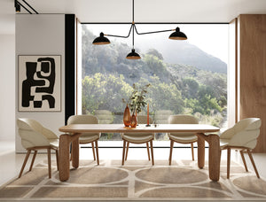 Michael - Mid-Century Modern Walnut Dining Table