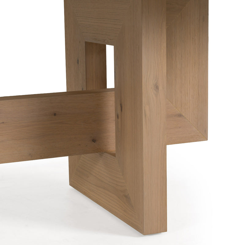 Mineola - Modern Natural White Oak 110" Dining Table — view 5