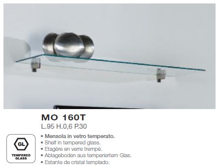 MO-USA3 Modena Modern Black TV Entertainment System Made In Italy — view 2