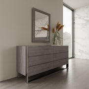 Arlene Modern Grey Elm Dresser — view 5