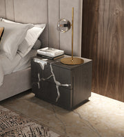 Penrose + Aspen - Modern Beige + Brown Ash 4-Piece Bedroom Set — view 2