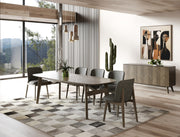 Costello - Mid-Century Modern Wenge Dining Table — view 3