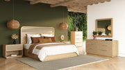 Gavin - Modern Natural Ash + Rattan Chest — view 2