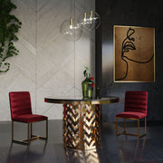 Kowal - Glam Black Marble Dining Table — view 5