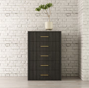 Manchester- Contemporary Dark Grey Chest — view 5