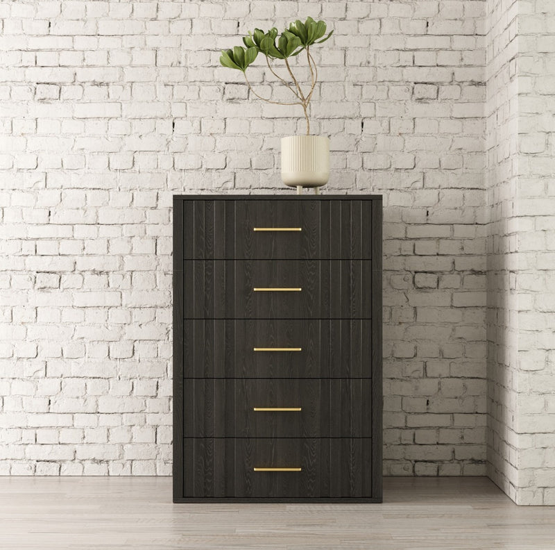 Manchester- Contemporary Dark Grey Chest — view 5