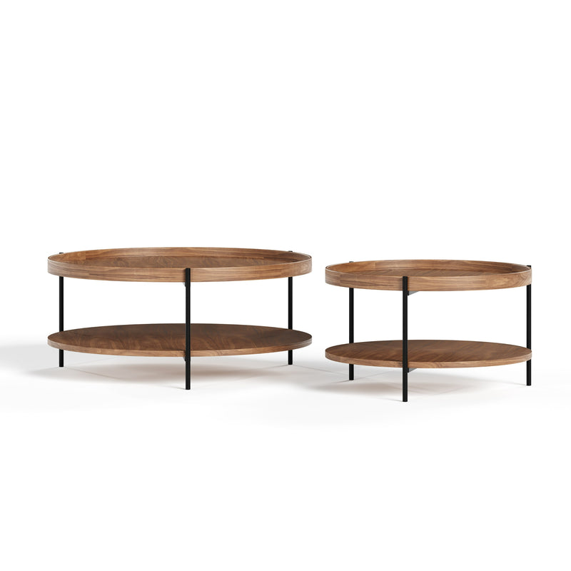 Savoy - Modern Walnut Large Coffee Table — view 4