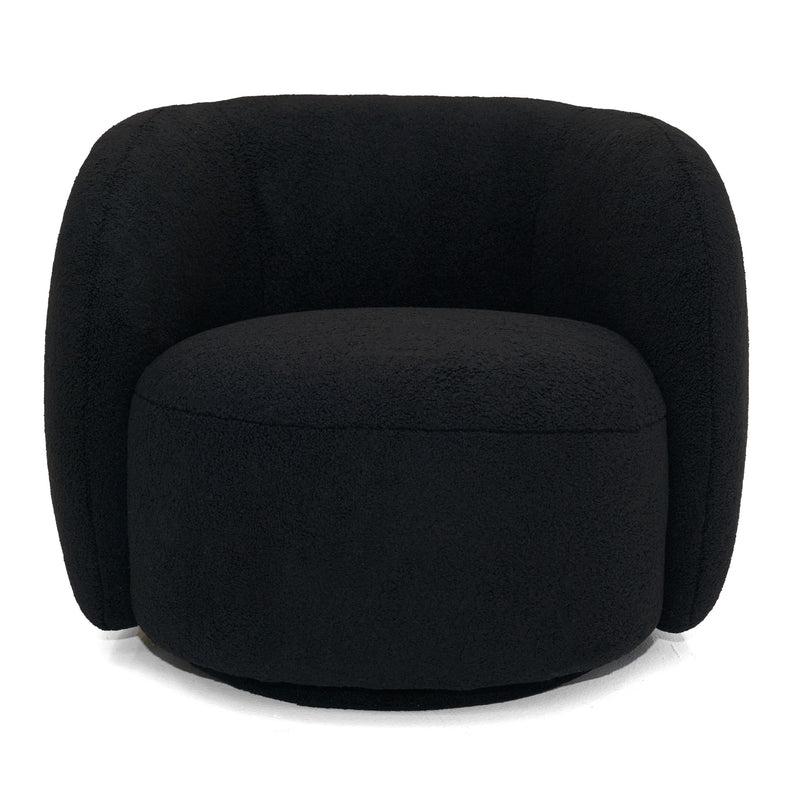Molina Modern Black Accent Chair — view 2