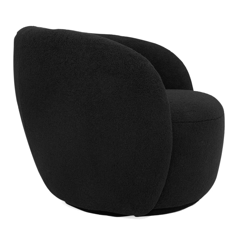 Molina Modern Black Accent Chair — view 3