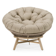 Moon - Outdoor Beige Lounge Chair — view 2