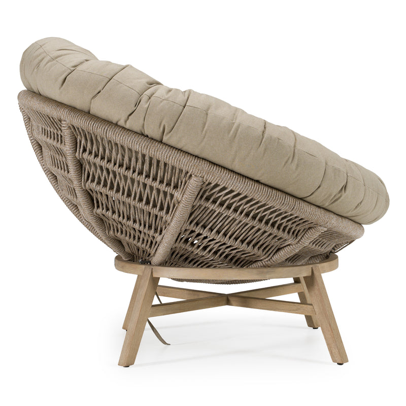 Moon - Outdoor Beige Lounge Chair — view 4