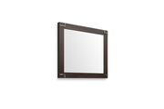 Moontide - Modern Smoked Ash & Gold Mirror