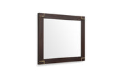 Moontide - Modern Smoked Ash & Gold Mirror — view 2