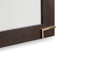 Moontide - Modern Smoked Ash & Gold Mirror — view 4