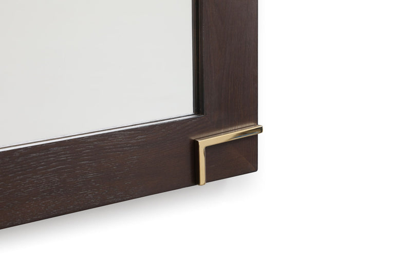 Moontide - Modern Smoked Ash & Gold Mirror — view 4