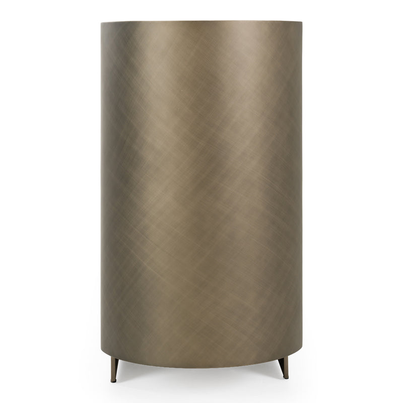 Moorgate - Modern Travertine Ceramic + Bronze Buffet — view 4