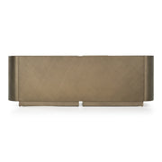 Moorgate - Modern Travertine Ceramic + Bronze Buffet — view 5