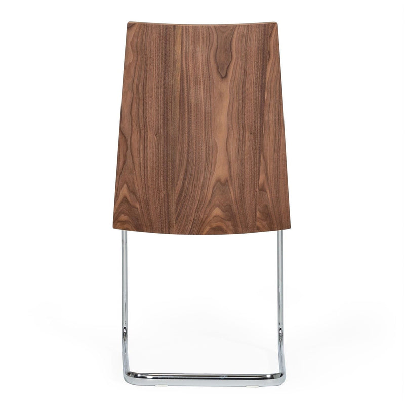 Morgan - Modern Black & Walnut Dining Chair (Set of 2) — view 4