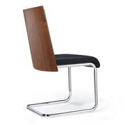 Morgan - Modern Black & Walnut Dining Chair (Set of 2) — view 3