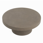 Morley - Modern Round Concrete Coffee Table