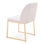 Muir - Modern White Sherpa Dining Chair (Set of 2) — view 5
