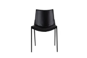 Murray - Modern Black Vegan Leather Dining Chair (Set of 2)