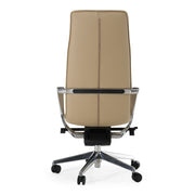 Nadella Modern Beige High Back Executive Office Chair — view 4