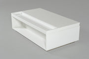 Nancy Modern White Coffee Table — view 3
