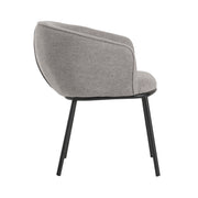 Nillie - Modern Grey Dining Chair — view 3