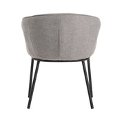Nillie - Modern Grey Dining Chair — view 4