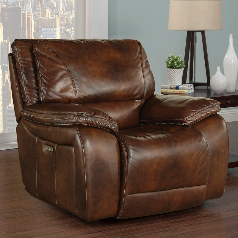 Parker Living Vail - Burnt Sienna Power Reclining Sofa Loveseat and Recliner