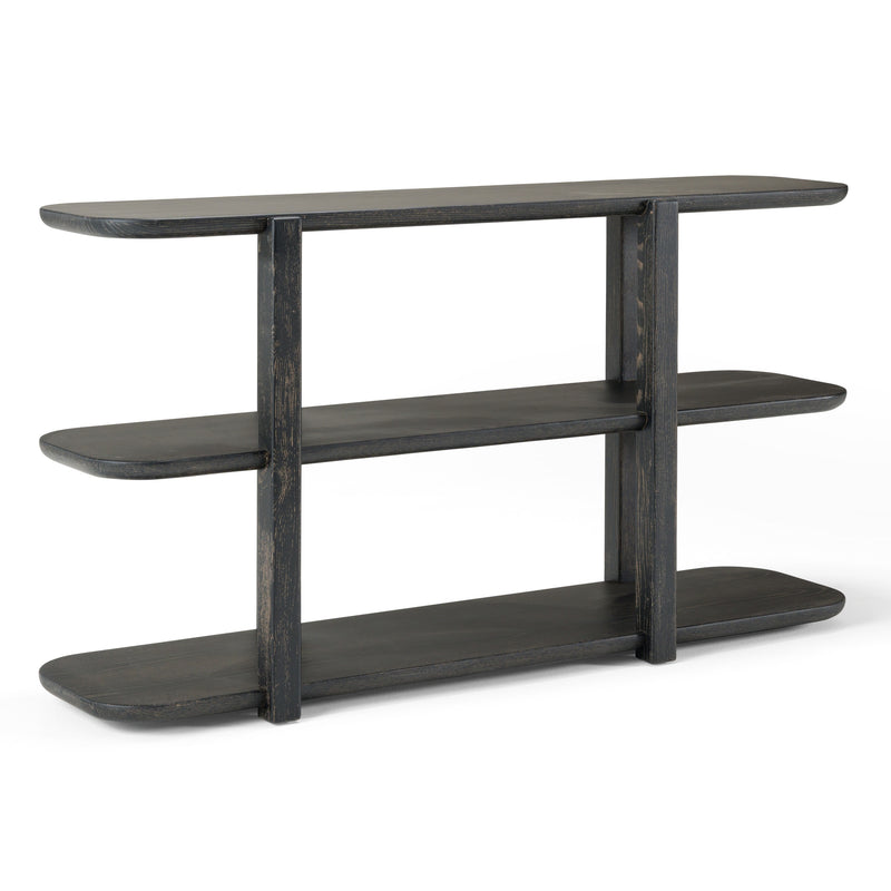 Noah - Modern Dark Brown Bookshelf — view 2