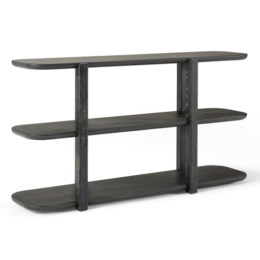 Noah - Modern Dark Brown Bookshelf — view 2