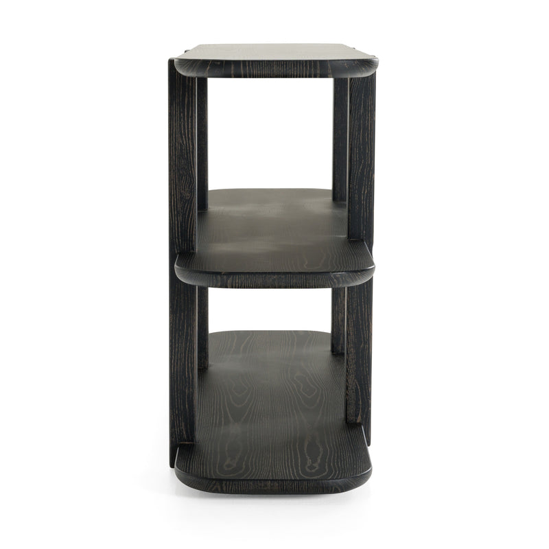 Noah - Modern Dark Brown Bookshelf — view 3