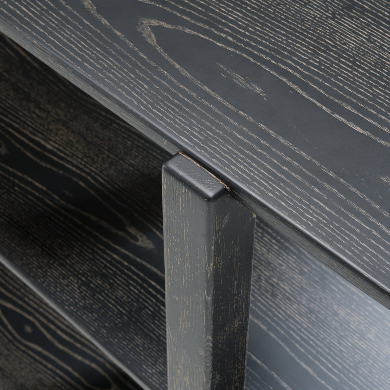Noah - Modern Dark Brown Bookshelf — view 4