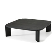 Noah - Modern Dark Brown Square Coffee Table