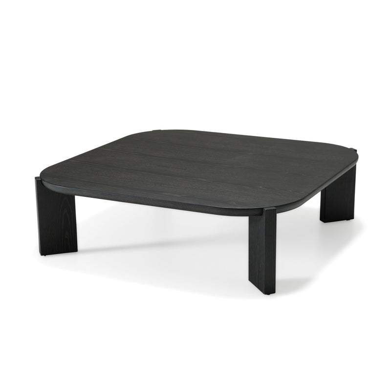 Noah - Modern Dark Brown Square Coffee Table